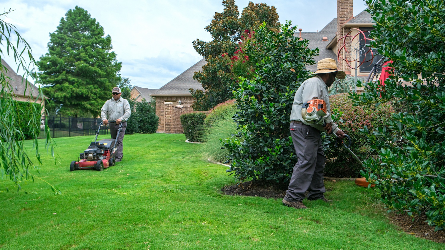 Lawn care person new arrivals